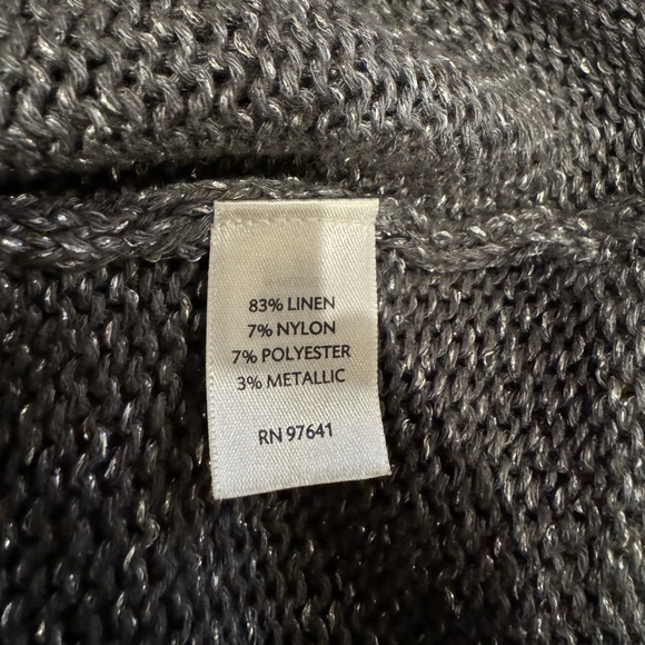 J Jill XL Gray Metallic Sweater - Picture 6 of 7